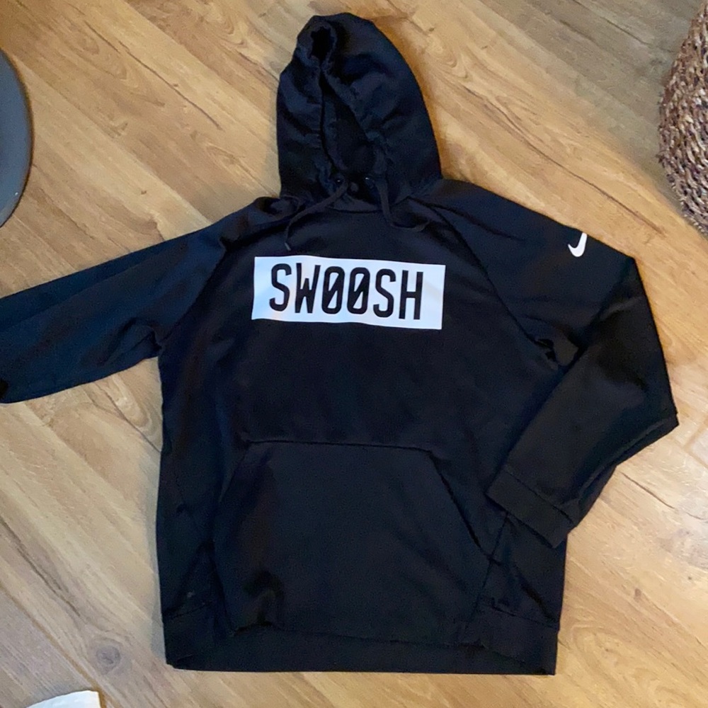 Nike SWOOSH Black hoodie XL